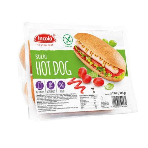 BEZGLUTENOWA BUŁKA HOT-DOG 2x65g
