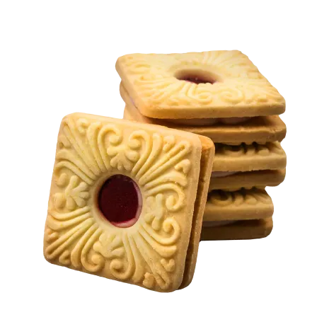 BEZGLUTENOWE CIASTKA MALINA-WANILIA 120G 2